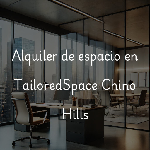 Alquiler de espacio en TailoredSpace Chino Hills